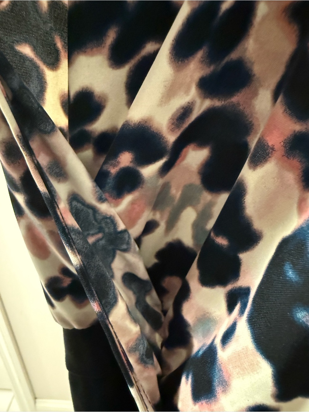 Torrid Pink and Navy Leopard-Print Dress - Picture 12 of 12